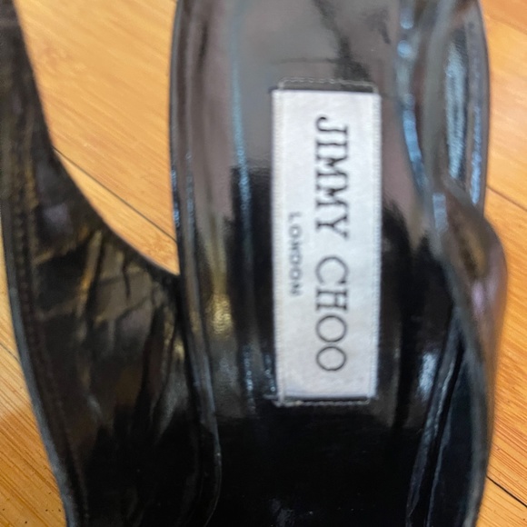 Jimmy Choo Black Slingback/Mary Janes size 39 1/2 - Picture 6 of 11